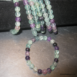 Bracelet en fluorite (ou fluorine)