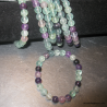 Bracelet en fluorite (ou fluorine)