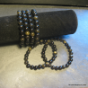 bracelet en obsidienne