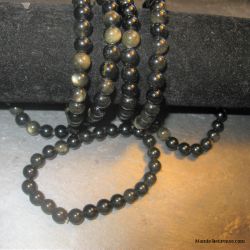 bracelet en obsidienne